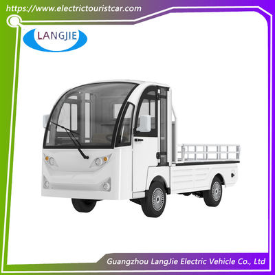 Carritos de golf de 2 asientos Blanco AC 48V 5KW Carritos eléctricos con caja de carga