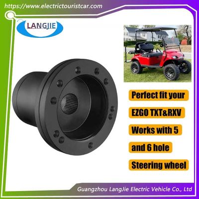 Ventas de fábrica de piezas de carros de golf EZGO TXT Negro Circular del volante Hub Base de accesorios