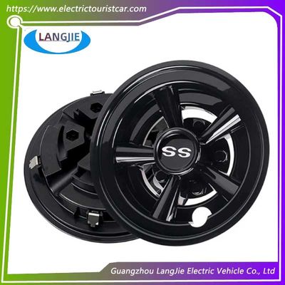 8 pulgadas de carrito de golf Yamaha Negro Circular Cubierta de la rueda Cubiertas