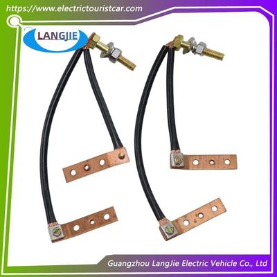 Piezas de plomo de escobillas de carbón para motor de carrito de golf eléctrico
