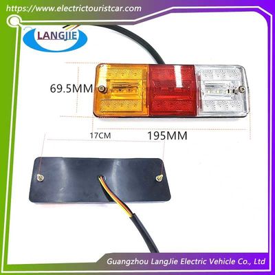 Las luces traseras de los parachoques traseros de Marshell se utilizan para vehículos eléctricos de cuatro ruedas para turismo y patrullaje.