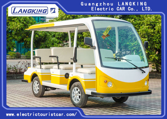 Coche turístico eléctrico de visita turístico de excursión eléctrico del autobús de 8 ruedas de la persona 4 con el neumático del vacío