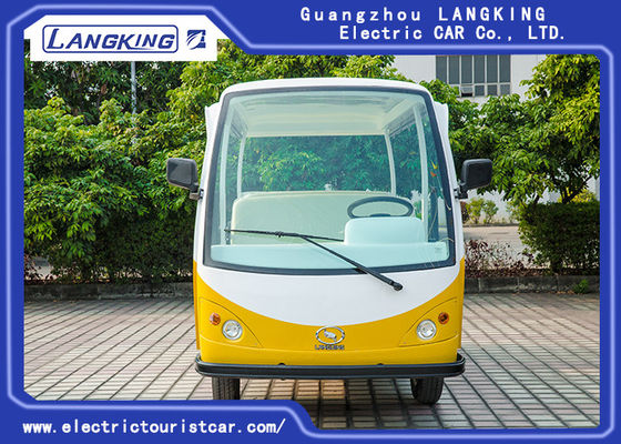 Coche turístico eléctrico de visita turístico de excursión eléctrico del autobús de 8 ruedas de la persona 4 con el neumático del vacío