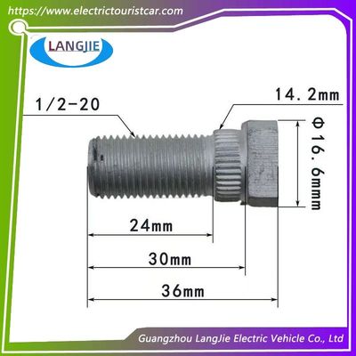 EZGO Golf Cart Pneumático perno de tuercas partes de cabeza redonda y cuadrada estilos