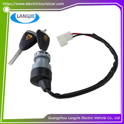 Un buen precio. Juego completo de cilindro de cerradura de arranque universal de 2 cables para carrito de golf LVTONG con interruptor de llave en línea