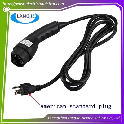 Enchufe y enchufe de pistola de carga para coches turísticos y de patrulla, enchufe de 16A, enchufe estándar americano