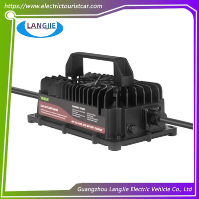 Cargador rápido inteligente e impermeable para batería de carrito de golf EZGO RXV 48V 15A