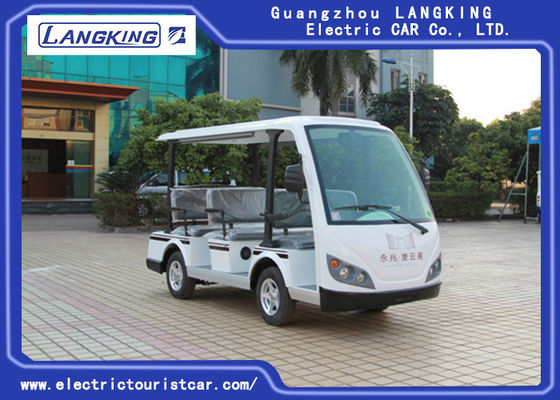 4KW capacidad que sube eléctrica modelo del servicio de autobús el 18% del motor 48V ocho Seater Y083A usando el hotel/la universidad /park