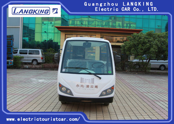 4KW capacidad que sube eléctrica modelo del servicio de autobús el 18% del motor 48V ocho Seater Y083A usando el hotel/la universidad /park