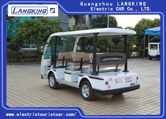 4KW capacidad que sube eléctrica modelo del servicio de autobús el 18% del motor 48V ocho Seater Y083A usando el hotel/la universidad /park