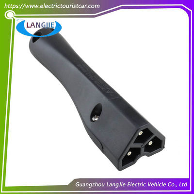 EZGO TXT RXV Club Golf Cart Parts Cargador enchufe de 3 pines 48V Conector de mango triangular