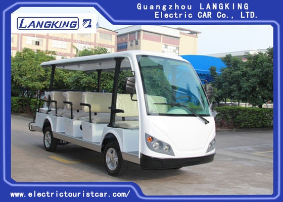 Autobús de visita turístico de excursión eléctrico de 14 Seater, coche eléctrico de la lanzadera 72v para la exposición