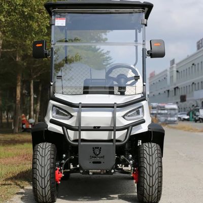 Un buen precio. Carrito de golf eléctrico de 4 asientos con caja de carga, motor de CA de 48V, chasis de alta resistencia online