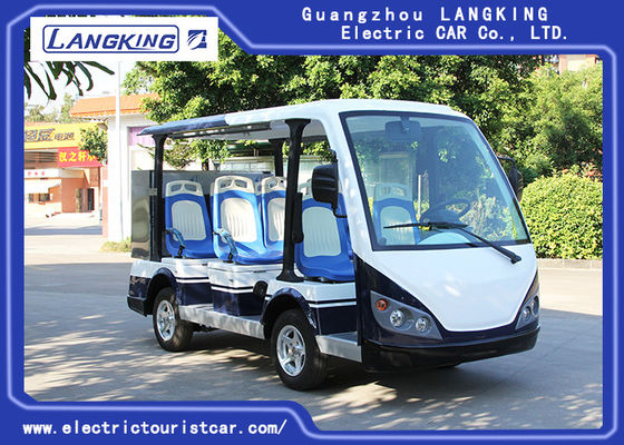 8 coches eléctricos de Seater, bus turístico Y083A de la batería seca de 48V 5KW con la pequeña caja para el hotel
