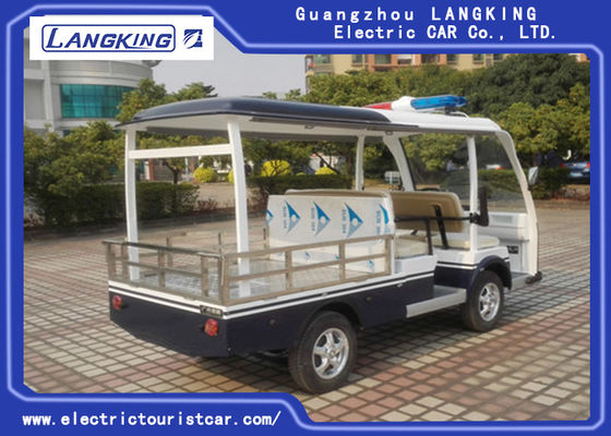 Coche patrulla eléctrico de 4 Seater para la luz del coche de la travesía de la seguridad con cautela para el centro turístico