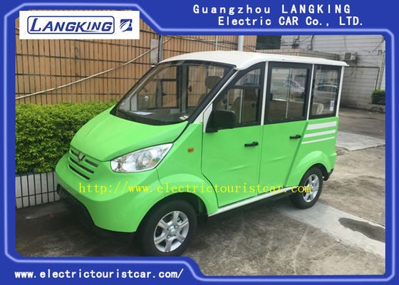 Carro de golf eléctrico de 4 ruedas Verde oscuro 48 Voltage Carro de turismo eléctrico con cargador gratuito