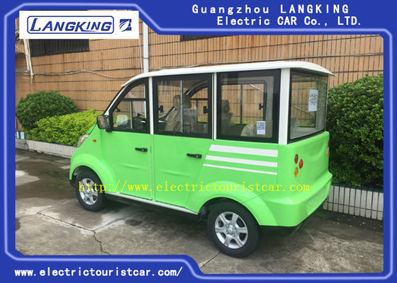 Carro de golf eléctrico de 4 ruedas Verde oscuro 48 Voltage Carro de turismo eléctrico con cargador gratuito