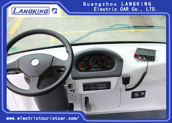 Coche eléctrico 72V/5KW de la lanzadera del pueblo de 11 Seaters con la luz grande en los tops Y113B