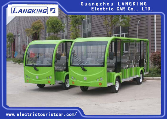 El coche eléctrico de la lanzadera de 18 personas con choque eficaz absorbe sin la puerta