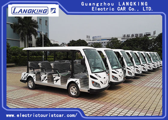 Un buen precio. Vehículos de lanzadera eléctricos del color blanco con 11 Seater cero servicio largo de la contaminación en línea