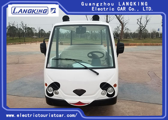 Servicio de autobús eléctrico cerrado, coche turístico eléctrico de 14 ruedas de la persona 4 con vacío