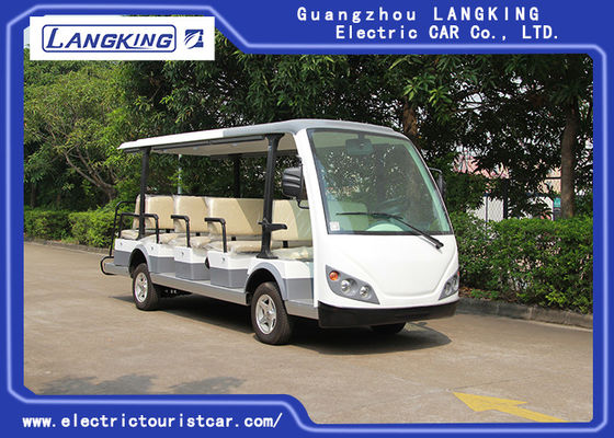 Pequeño coche eléctrico de la lanzadera, autobús de visita turístico de excursión eléctrico Max.Speed de 14 personas 28 kilómetros por hora