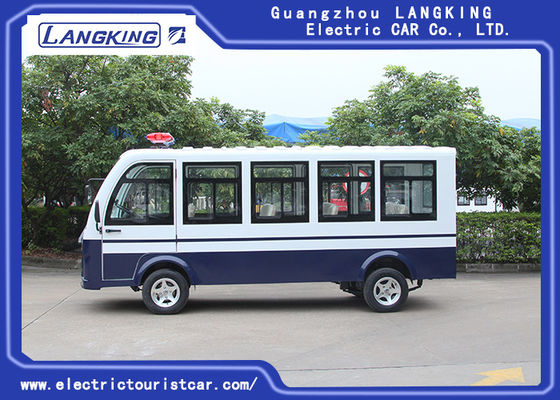 El coche eléctrico de la lanzadera de Seater del blanco 11 equipado de choque eficaz absorbe/puerta