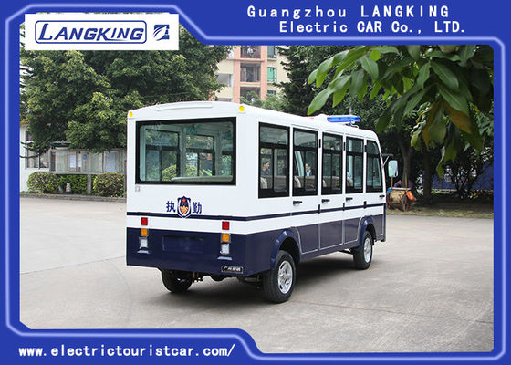 El coche eléctrico de la lanzadera de Seater del blanco 11 equipado de choque eficaz absorbe/puerta