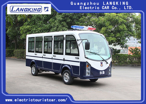 El coche eléctrico de la lanzadera de Seater del blanco 11 equipado de choque eficaz absorbe/puerta