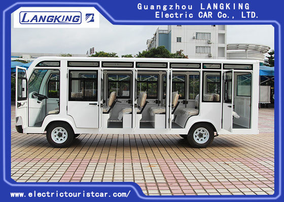 Cuatro asientos eléctricos del servicio de autobús 23 de las ruedas con la puerta/el mini motor de CA eléctrico del autobús