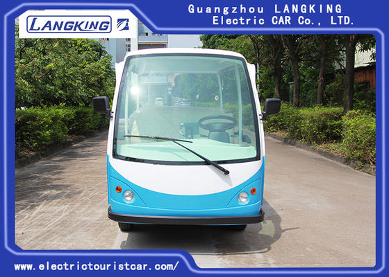 El CE aprobó autobús eléctrico de lanzadera de los vehículos/48V DC del sistema 8 de la rueda eléctrica de tragante abierto del pasajero 4 el mini