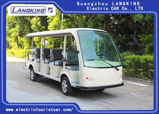 Mini servicio de autobús eléctrico de visita turístico de excursión eléctrico de poca velocidad del coche/14 asientos de 72V 5.5KW