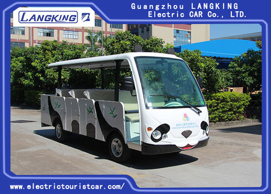 El coche eléctrico de la lanzadera de 14 Seater equipado de choque eficaz absorbe con la puerta
