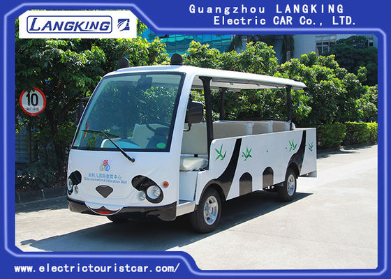 El coche eléctrico de la lanzadera de 14 Seater equipado de choque eficaz absorbe con la puerta